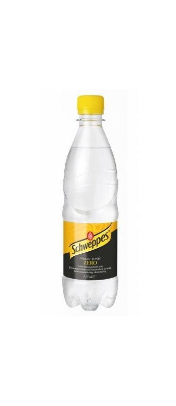 Schweppes Indian Tonic Zero, PET Einweg 4x6er-Pack *